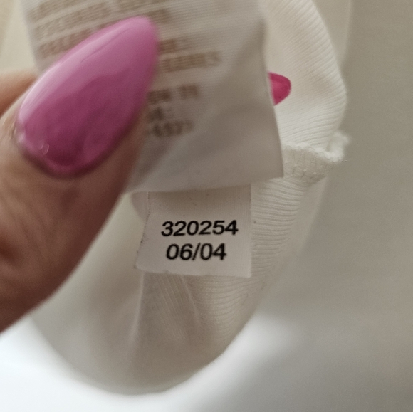 Tommy Hilfiger White Slim Fitted Y2K Short Sleeve Tee Women's XL - Picture 4 of 8